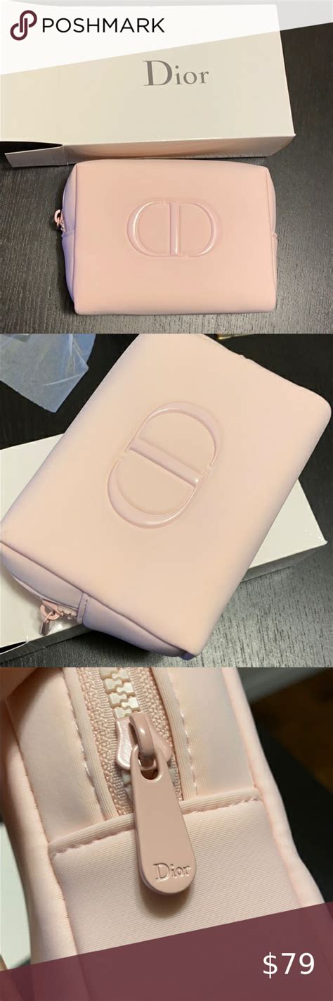 dior pink makeup bag set|christian dior makeup bag pink.